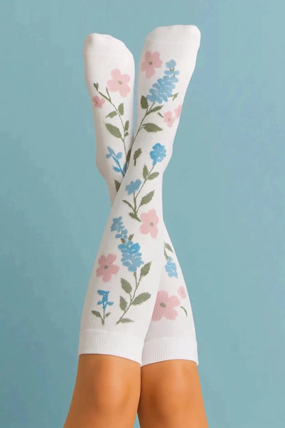 Pack 3 Calcetines de compresión Flores Intenso — imagen del producto 2