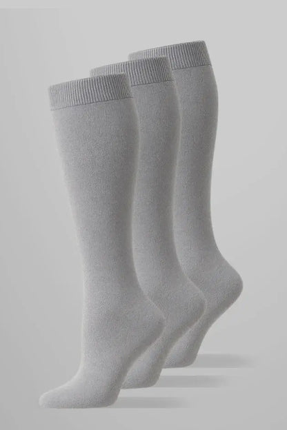 Pack 3 Calcetines de compresión Gris Claro — vista principal