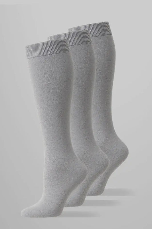 Pack 3 Calcetines de compresión Gris Claro — vista principal