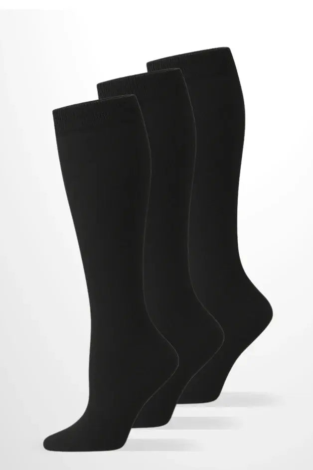 Pack 3 Calcetines de compresión Negro — vista principal