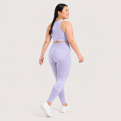 KIMA™ Legging Moldeador Sculpt 3D+ Azul Claro — vista posterior