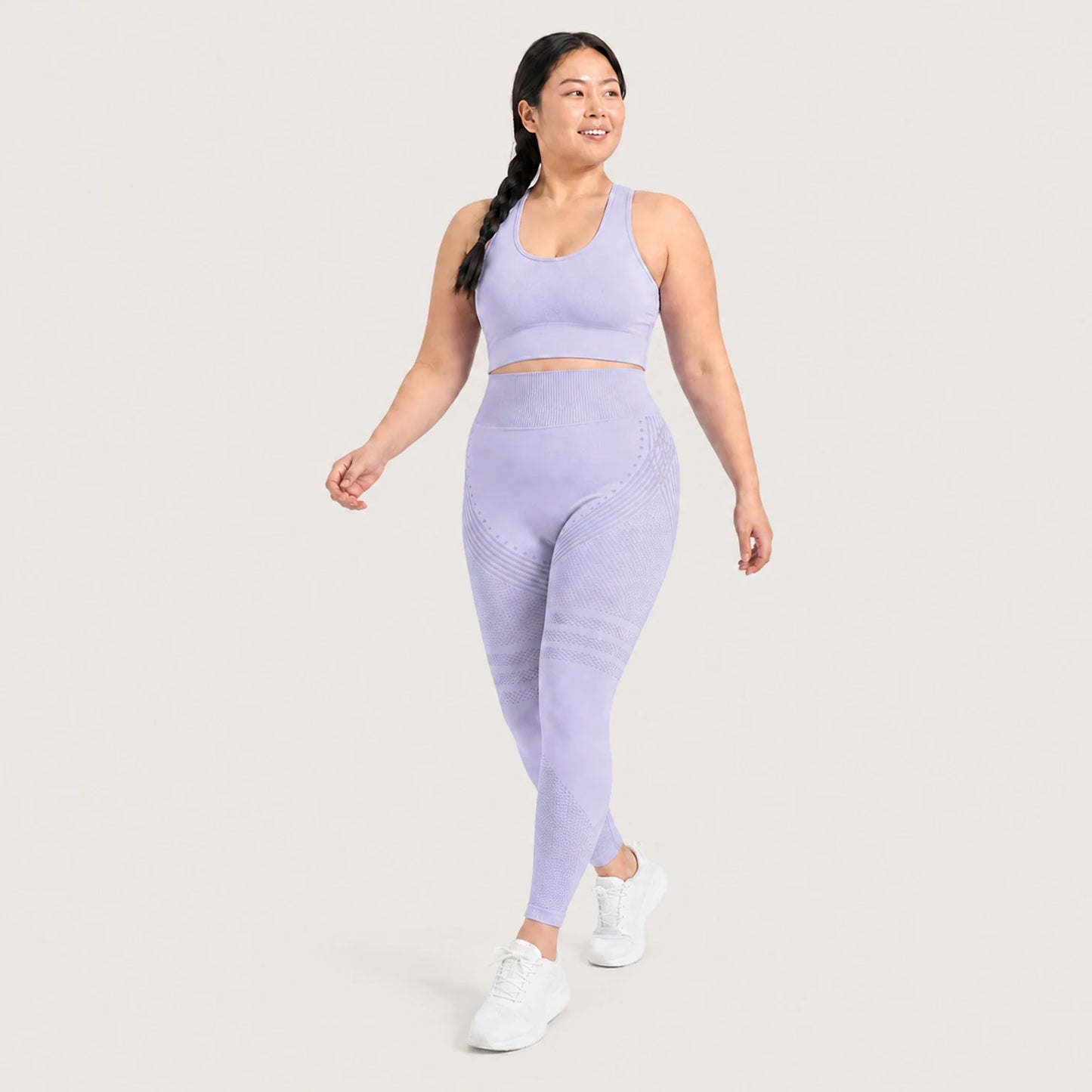KIMA™ Legging Moldeador Sculpt 3D+ Azul Claro — vista frontal