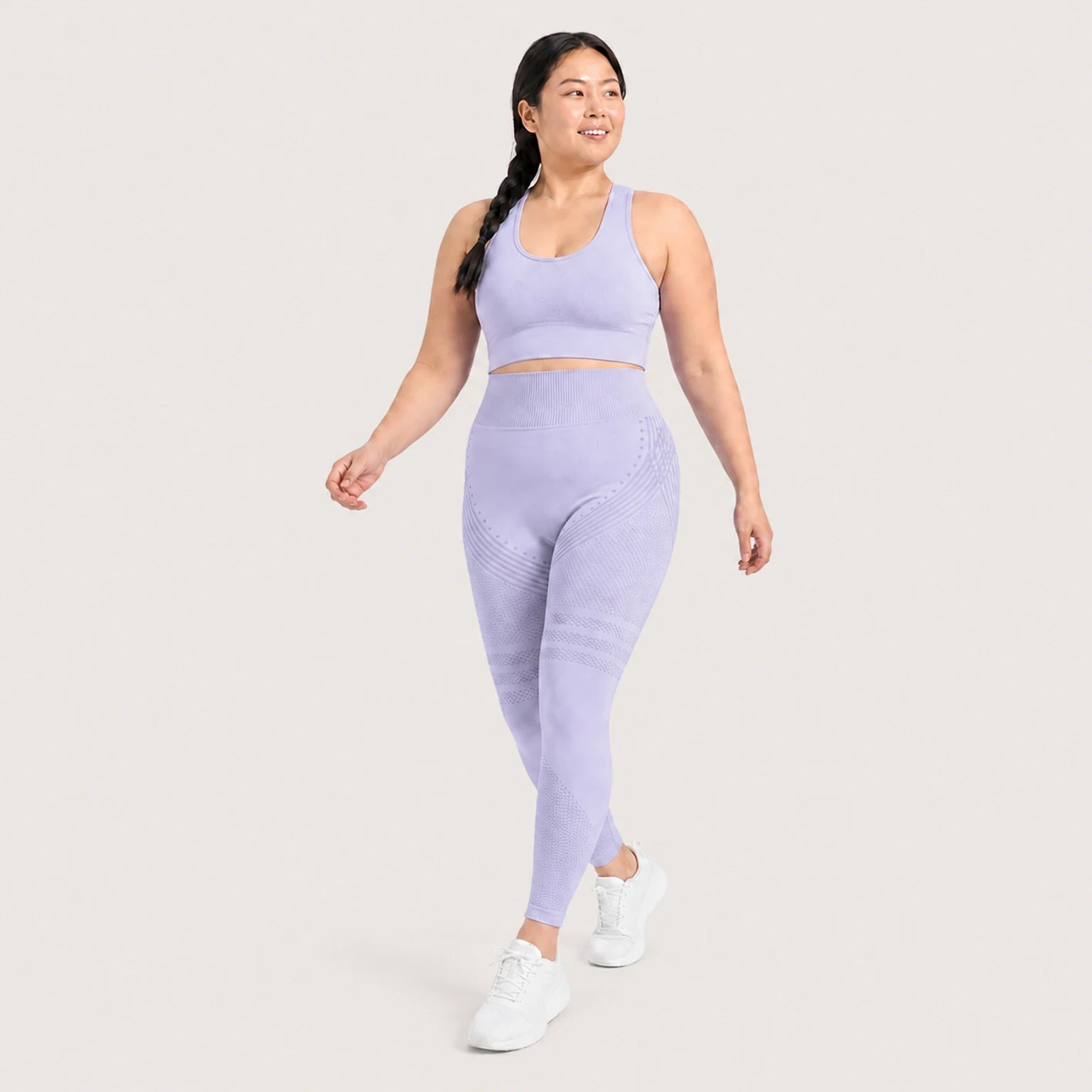 KIMA™ Legging Moldeador Sculpt 3D+ Azul Claro — vista frontal