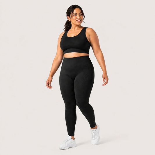 KIMA™ Legging Moldeador Sculpt 3D+ Negro — vista frontal