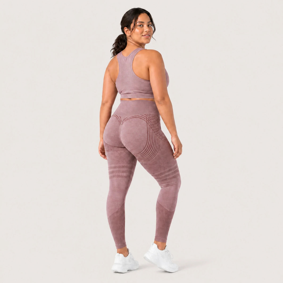 KIMA™ Legging Moldeador Sculpt 3D+ Rosa — vista posterior