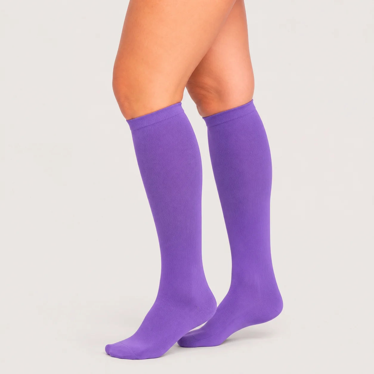 Calcetines de compresión Morado